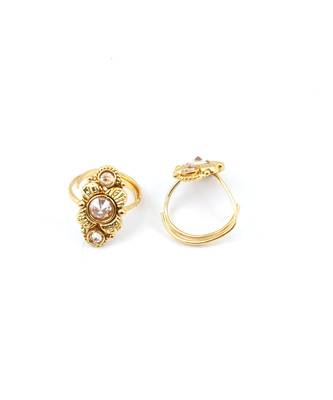 Gold Plated_plated Alloy toe rings 2