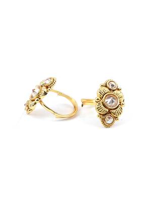 Gold Plated_plated Alloy toe rings 4