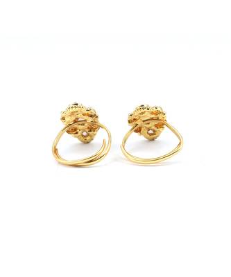 Gold Plated_plated Alloy toe rings 5