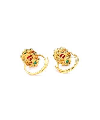 gold_plated Alloy toe rings 3