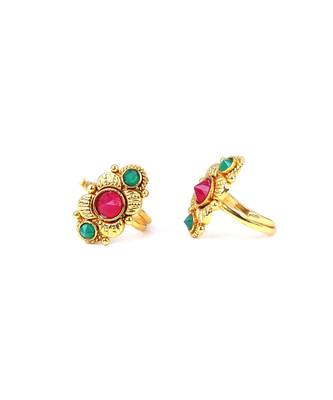 gold_plated Alloy toe rings 4