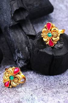 gold_plated Alloy toe rings