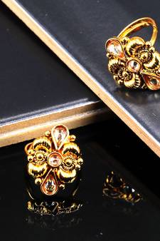 gold_plated Alloy toe rings