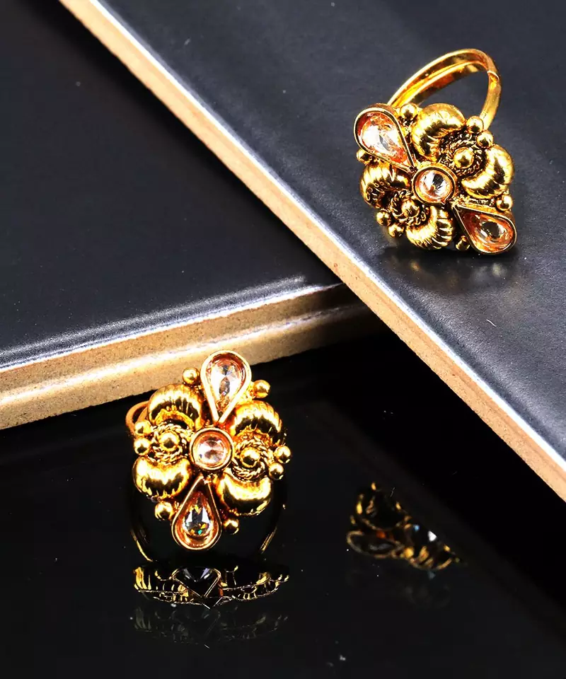 gold_plated Alloy toe rings