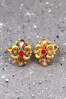 gold_plated Alloy toe rings