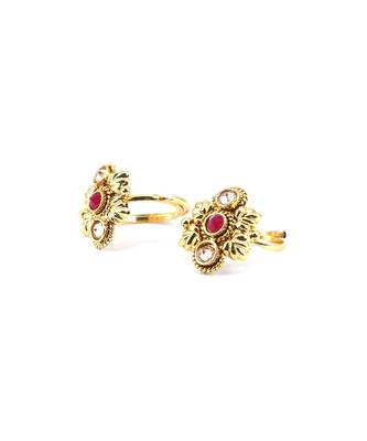 gold_plated Alloy toe rings 2