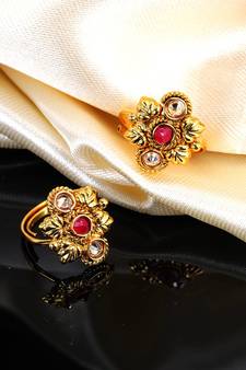gold_plated Alloy toe rings