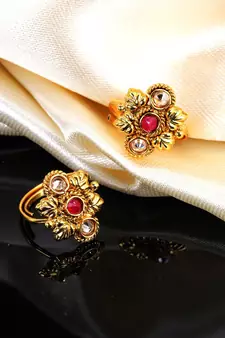 gold_plated Alloy toe rings