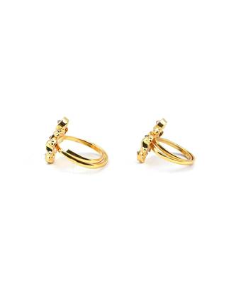 Gold Plated_plated Alloy toe rings 5