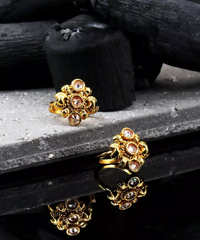 gold_plated Alloy toe rings