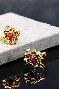 gold_plated Alloy toe rings