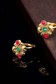 gold_plated Alloy toe rings