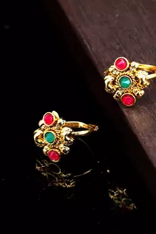 gold_plated Alloy toe rings