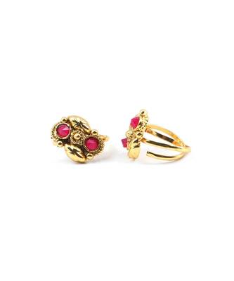 gold_plated Alloy toe rings 2