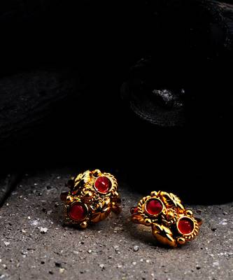 gold_plated Alloy toe rings 3