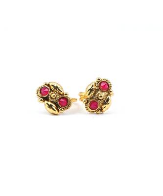 gold_plated Alloy toe rings 4