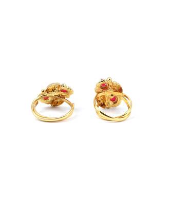 gold_plated Alloy toe rings 6