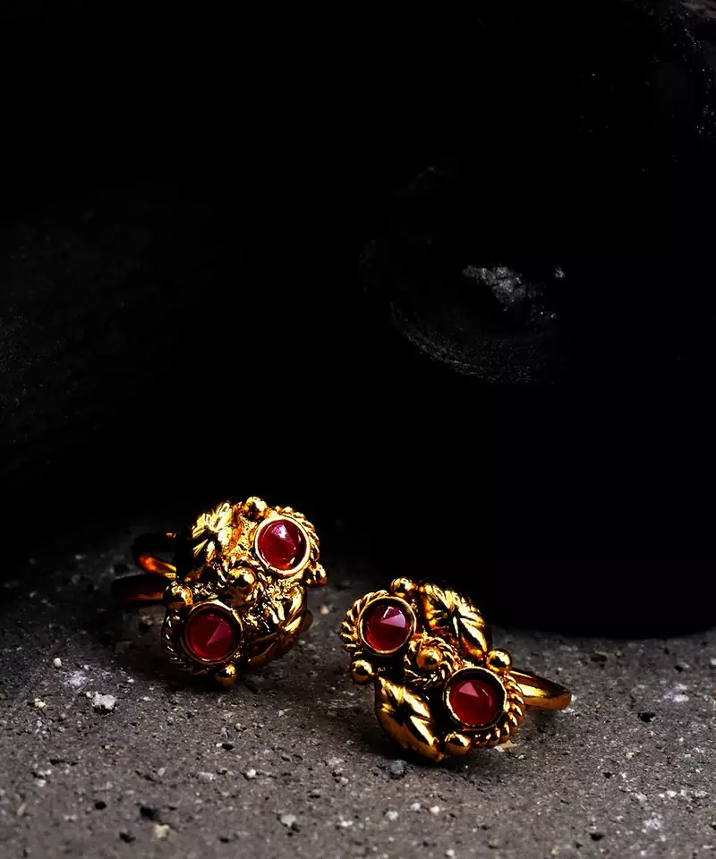 gold_plated Alloy toe rings