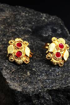 gold_plated Alloy toe rings
