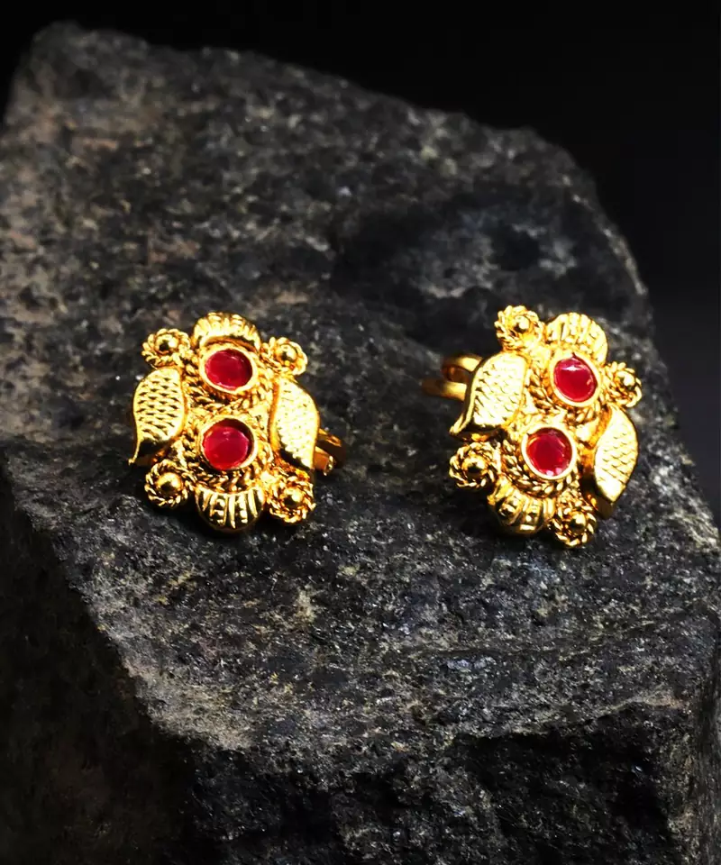 gold_plated Alloy toe rings