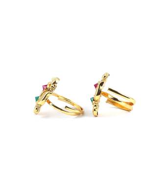 gold_plated Alloy toe rings 2
