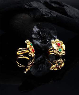 gold_plated Alloy toe rings 3