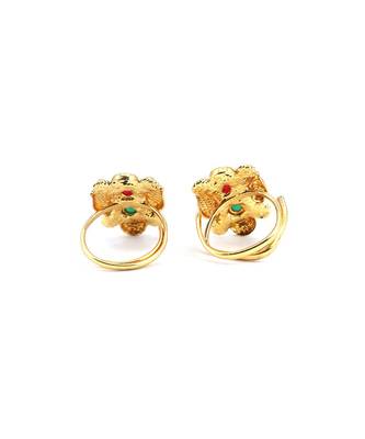 gold_plated Alloy toe rings 5