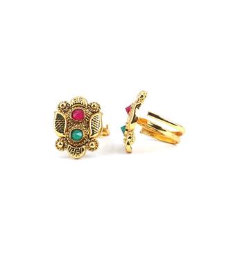 gold_plated Alloy toe rings 6