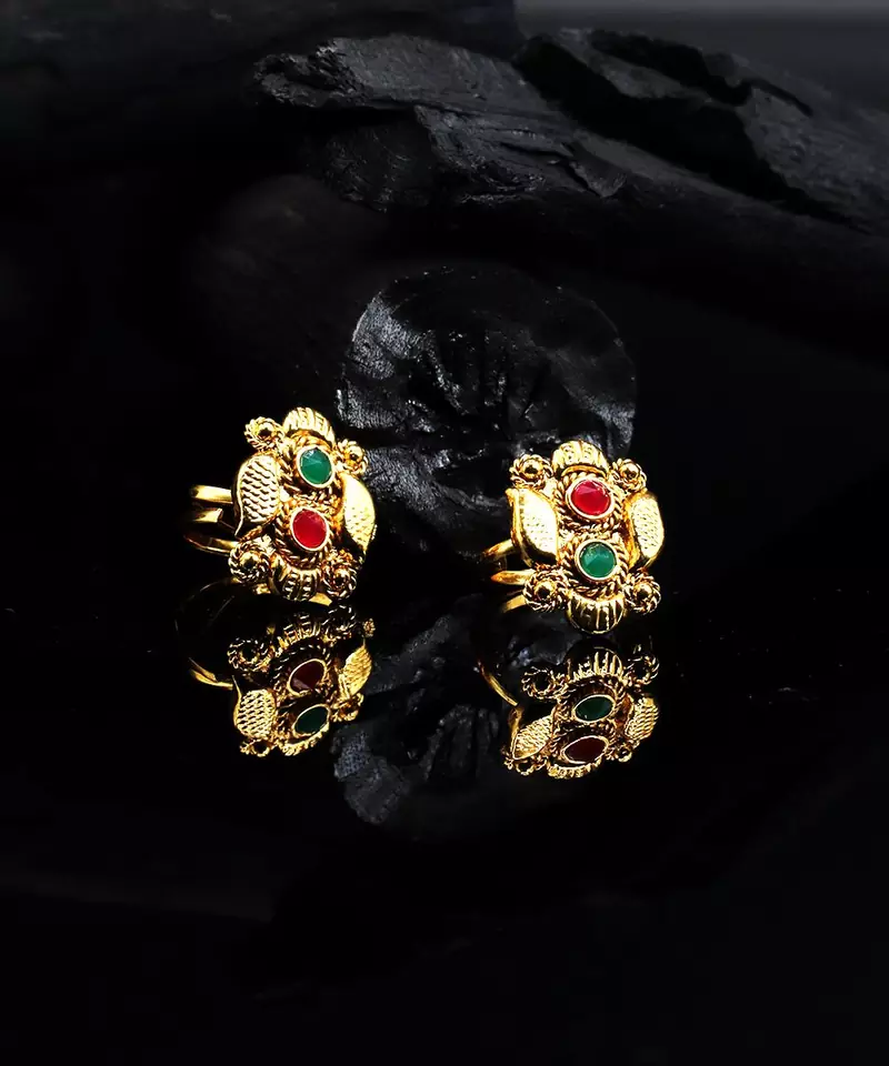 gold_plated Alloy toe rings
