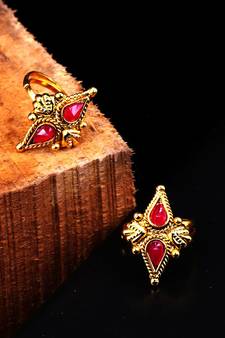 gold_plated Alloy toe rings