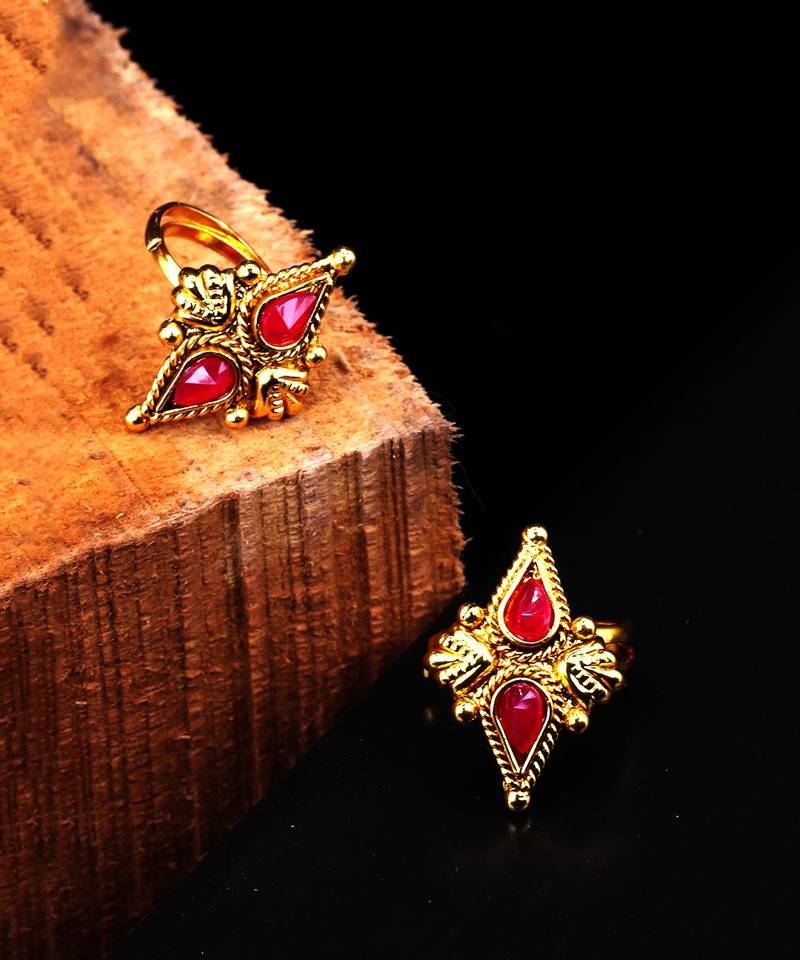 gold_plated Alloy toe rings