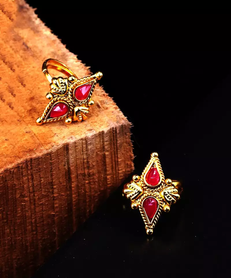 gold_plated Alloy toe rings