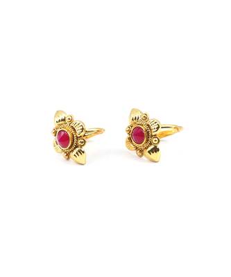 gold_plated Alloy toe rings 2