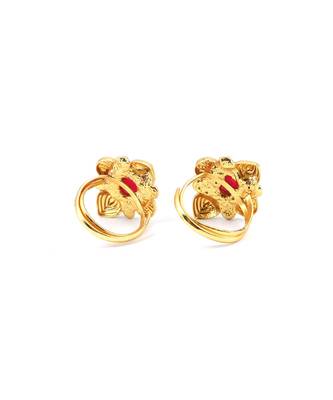 gold_plated Alloy toe rings 4