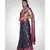 Cotton silk banarasi floral jaal saree