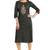 Green embroidered cotton party-wear-kurtis