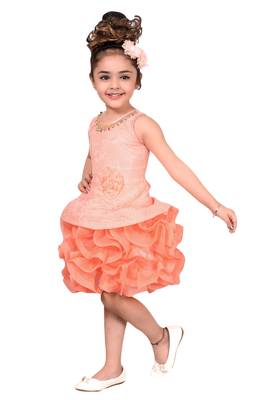 Kbkidswear Fashion Knee Length Party Wear Frock 2