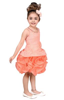 Kbkidswear Fashion Knee Length Party Wear Frock 3