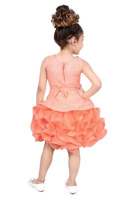 Kbkidswear Fashion Knee Length Party Wear Frock 5