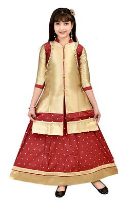 Kbkidswear  Party Wear Lahnga Choli With Dupatta Set 1