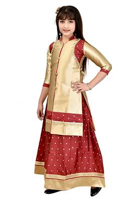 Kbkidswear  Party Wear Lahnga Choli With Dupatta Set 3