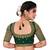 Xomantic Fashion Women's  Embroidery Work Green Color Readymade Saree blouse