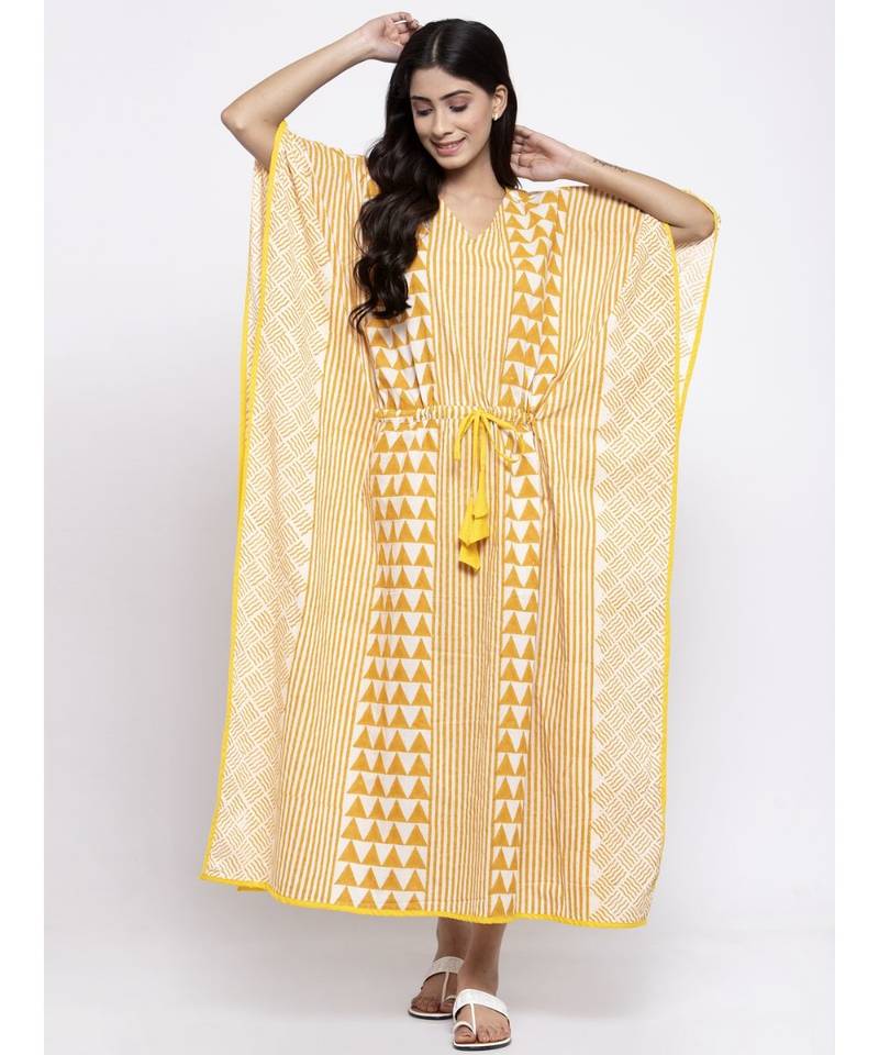 Checked PRINTED KAFTAN