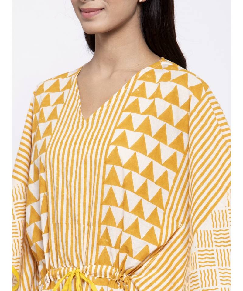 Checked PRINTED KAFTAN