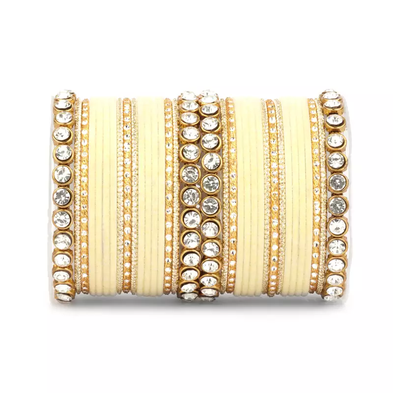 Beige bangles-and-bracelets