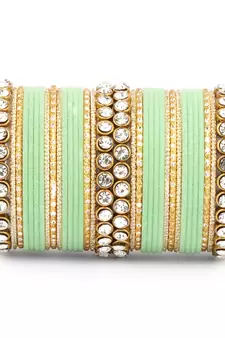 Green bangles-and-bracelets