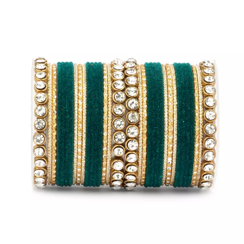 Green bangles-and-bracelets
