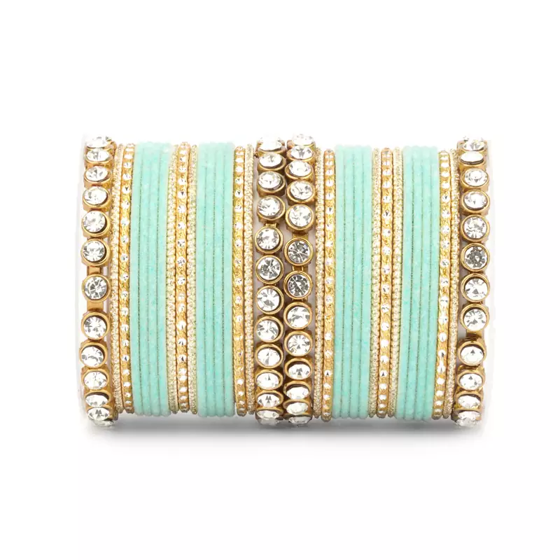 Green bangles-and-bracelets