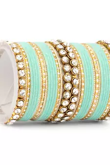 Green bangles-and-bracelets