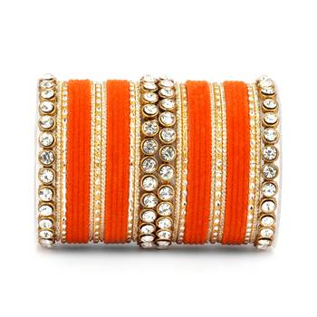 Orange bangles-and-bracelets 1